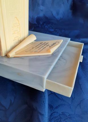 Бахчисарийский фонтан карболит коробка секретер для листов канцелярская карандашница...