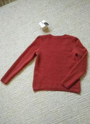Теплая кофта свитер лонгслив, кашемировый свитер5 фото