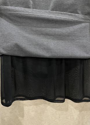 Платье серое 4