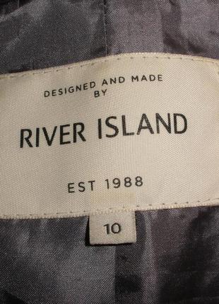 Объемное кокон шерстяное пальто river island съемный воротник9 фото