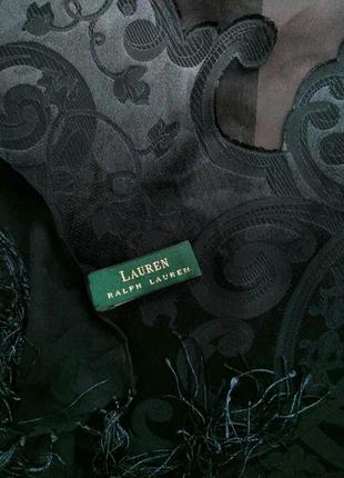 Шелковый брендовый шарф от lauren ralph lauren1 фото