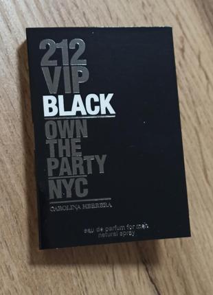 Carolina herrera 212 vip black
парфюмированная вода