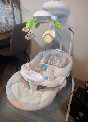 Шезлонг-гойдалка для дітей від народження і до 12 кг