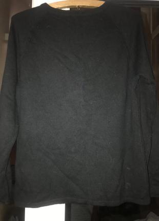 Женский черный свитер / джемпер / пуловер hilfiger оригинал2 фото