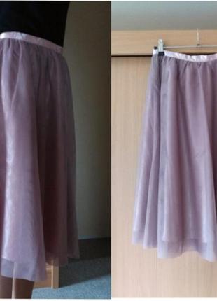 Юбка лиловая