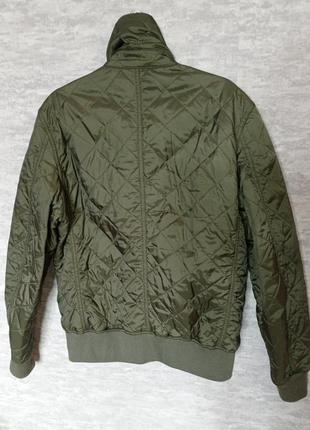 Стьобана куртка-бомбер барбур barbour bomber3 фото