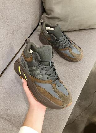 Мужские кроссовки adidas yeezy boost 700 зима мех скидка 41 sale | чоловічі кросівки знижка