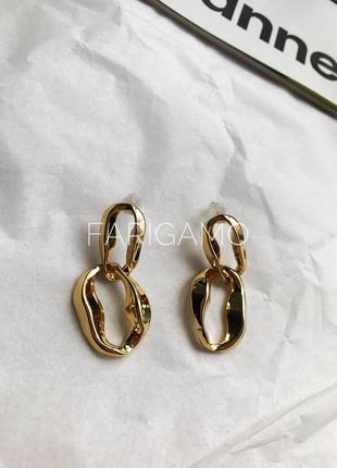 Серьги люкс винтаж zara