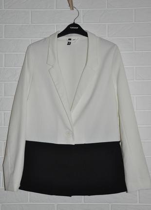 Стильный пиджак колор-блок h&m