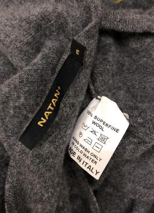 Natan super fine wool, базовая шерстяная футболка пуловер5 фото