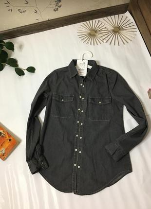 Denim рубашка джинс pull&bear