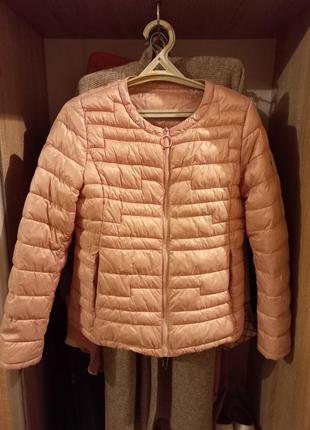 Жіноча куртка рожева1 фото