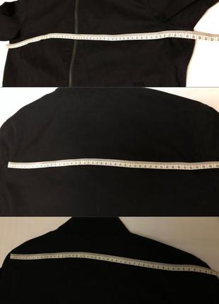 Чоловіча чорна куртка/вітровка, розмір м, коттон10 фото