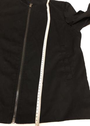 Чоловіча чорна куртка/вітровка, розмір м, коттон8 фото