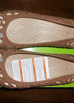 Балетки crocs isabella jelly р.w11-27,5см. оригинал2 фото