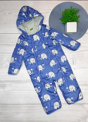 Красивый демисезонный комбинезон impidimpi. 6-12 мес