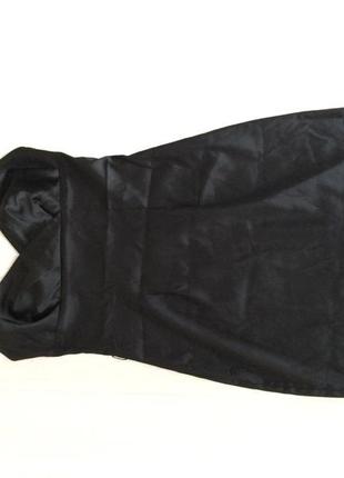 Ефектне чорне міді плаття футляр з відкритою спиною, xs-s5 фото