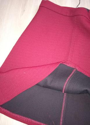 Zara новая плотная юбка трапеция а-силуета4 фото