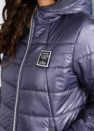 Куртка женская деми теплая зима на синтепоне зимняя большие размеры 52-666 фото