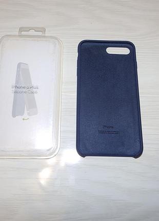 Чехол silicone case на iphone 7 / 8 plus midnight blue 6