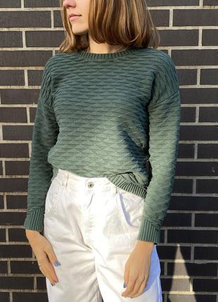 Зелёный свитер1 фото