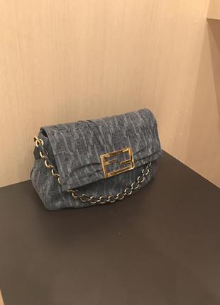 Джинсова сумка fendi