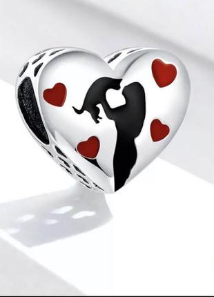 Серебряный шарм на браслет