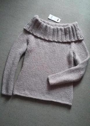 Новый свитер с шерстью мега теплый про-во италия