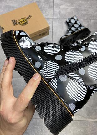 Черевики dr martens jadone polka dot black3 фото