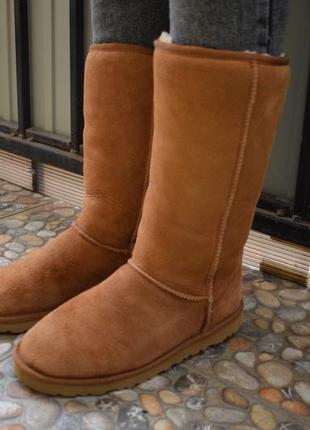 Замшевые зимние сапоги на овчине валенки угги уги ugg р.38, 5