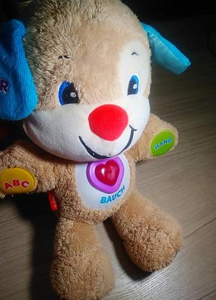 Розумне цуценя fisher price на німецькій мові/оригінал/музикальна іграшка