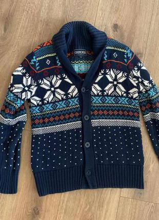 Кофта на гудзиках, кардиган на 7-8 років cherokee