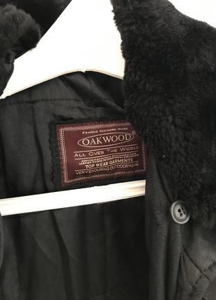 Шкіряна куртка oakwood4 фото