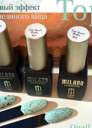 Топ милано крошка
и перепелиное яйцо.
матовый  эфект