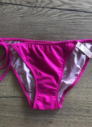 Плавки xs victoria´s secret купальник victoria victorias вікторія низькі pink lotus