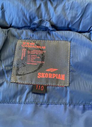 Новая демисезонная куртка на мальчика, skorpian, 110р.5 фото