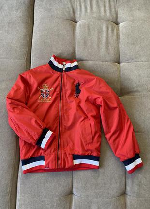 Новая куртка на мальчика, polo ralph lauren, 128р.