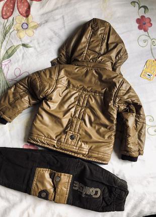 Зимняя курточка со штанами на 1-2,5 года2 фото