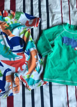 Костюм  футболка для плавания солнцезащитная 9 12 мес 74 80 next m&s