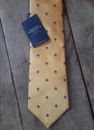 Брендовый 100% шелк новый стильный галстук  от charles tyrwhitt
