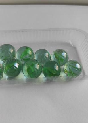 Набор стеклянные шарики марблс 10шт +2 шт в подарок