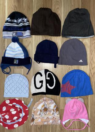 Дитяча шапочка для дівчинки для хлопчика зима , демісезонні