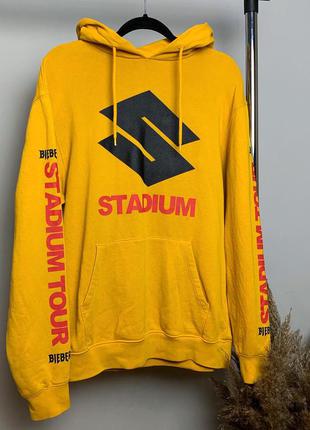 H&m x justin bieber stadium tour merch оверсайз яскраве худі кофта джастін бібер fear of god yeezy m