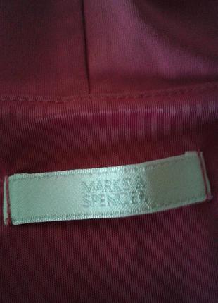 Малиновая блузка топ без рукавов marks & spencer marks & spencer5 фото
