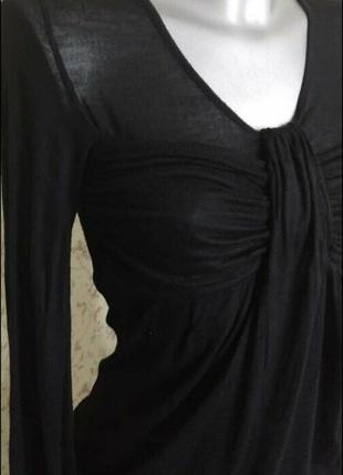 Блузка чёрная прозрачная тонкая сетка  s-l4 фото