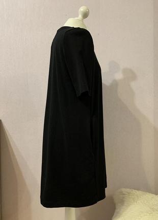 Базовое чёрное платье вискоза2 фото