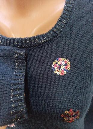 Свитер с паетками люрекс 3