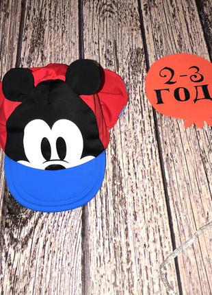 Новая непромокаемая кепка disney для мальчика 2-3 года. 48-52 см