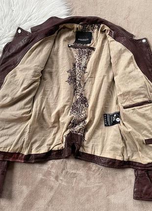 Женская дизайнерская кожаная куртка косуха oakwood7 фото