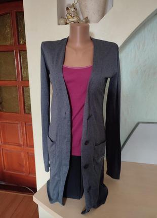 Шикарный длинный кардиган